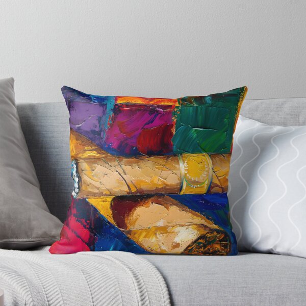 Item preview, Vibrant Cubism- A Fauvist Impression of Cigar's Chromatic Abstraction AI Generated designed and sold by OlfactoART Studio.
