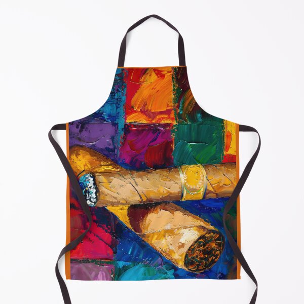 Item preview, Vibrant Cubism- A Fauvist Impression of Cigar's Chromatic Abstraction AI Generated designed and sold by OlfactoART Studio.