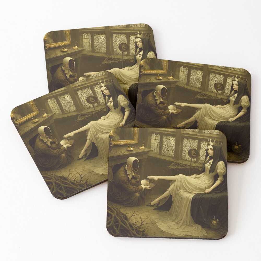 Item preview, Coasters (Set of 4) designed and sold by Delirium-Maze.