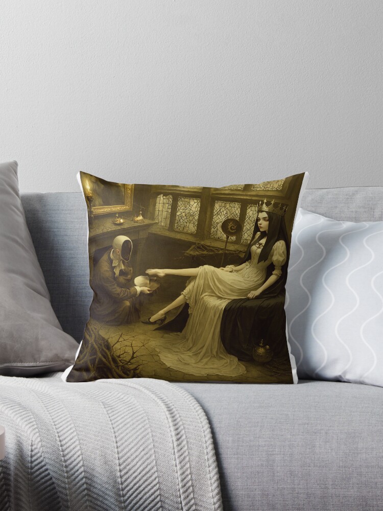 Item preview, Throw Pillow designed and sold by Delirium-Maze.