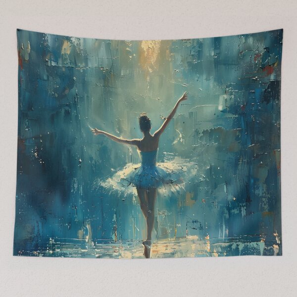 Item preview, Abstract realism ballerina print designed and sold by dcrc.