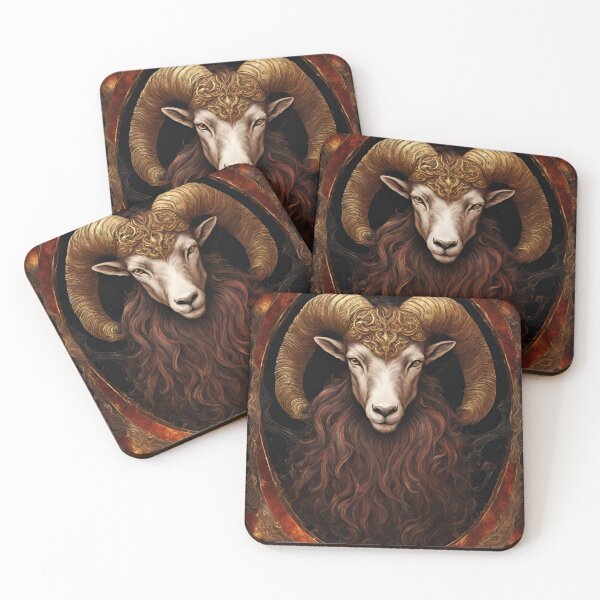 Item preview, Aries Horoscope sign, Gold Tarot, Emperor designed and sold by 40magic.