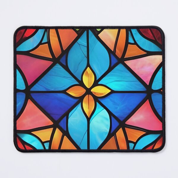 Item preview, Abstract Stained Glass Pattern Design designed and sold by TheArtOfPat.