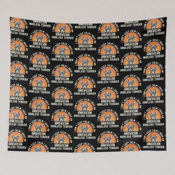 Item preview, No puedo mantener la calma. Tengo un terrier americano sin pelo. designed and sold by TheAnimalZ00.