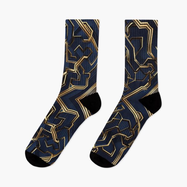 Item preview, Harmonious Fusion: Navy and Gold Minimalist Designs designed and sold by Ace Apparel  Attire.