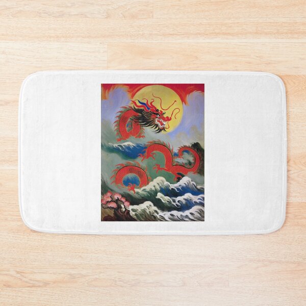 Item preview, Chinese Year of the Dragon Painting Claude Monet Inspired designed and sold by retrographics.