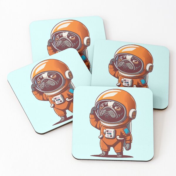Item preview, Pug Puppy Astronaut Cute Dog designed and sold by Horizon Cartoon.