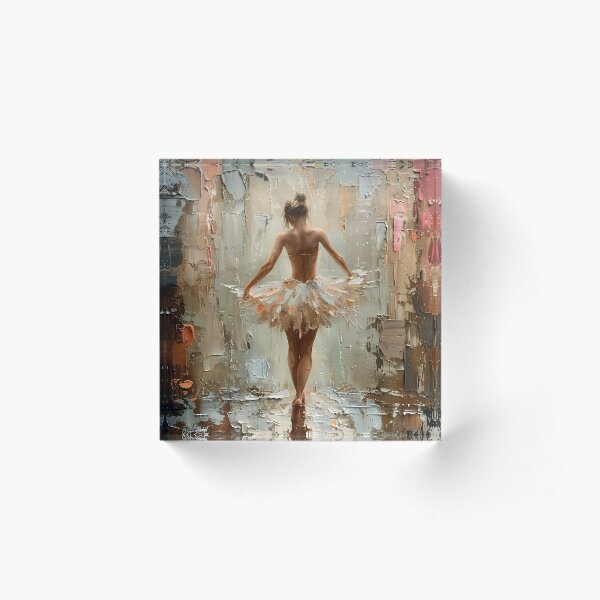 Item preview, abstract realism ballerina print designed and sold by dcrc.
