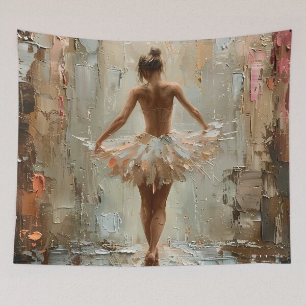 Item preview, abstract realism ballerina print designed and sold by dcrc.