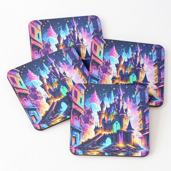 Item preview, ColorburstLume Castle designed and sold by VisionGalaxyDesigns.