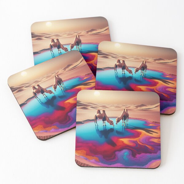 Item preview, Rainbow water hole in the desert designed and sold by seahorse crossing.