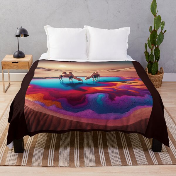 Item preview, Rainbow water hole in the desert designed and sold by seahorse crossing.
