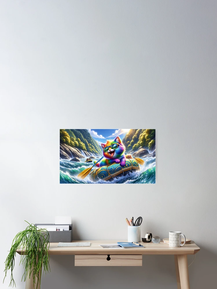 Thumbnail 2 von 3, Poster, Titel: Rainbow River Rascal designt und verkauft von Sienna Hamilton-Katene.
