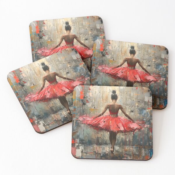 Item preview, abstract realism ballerina print designed and sold by dcrc.