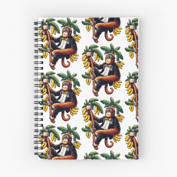 Item preview, Orangutan in a banana tree wearing a tuxedo  designed and sold by MellowPeach.