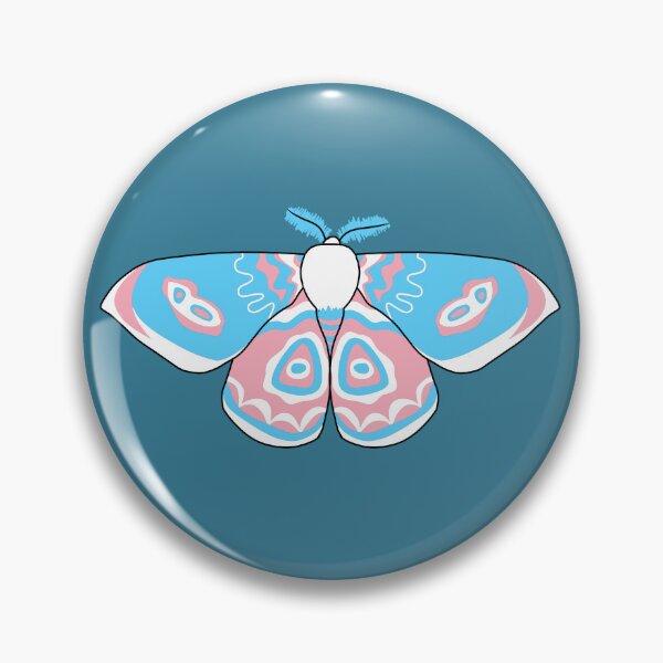 Item preview, Trans Pride Moth  designed and sold by Fave101.