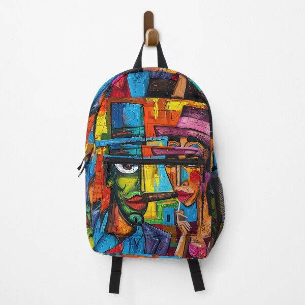 Item preview, Cigar Lounge Abstract Affair- Passionate Encounters in Cubism and Expressionism designed and sold by OlfactoART Studio.