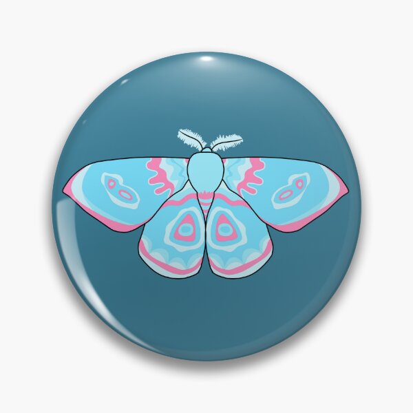 Item preview, Transmasc Pride Moth  designed and sold by Fave101.