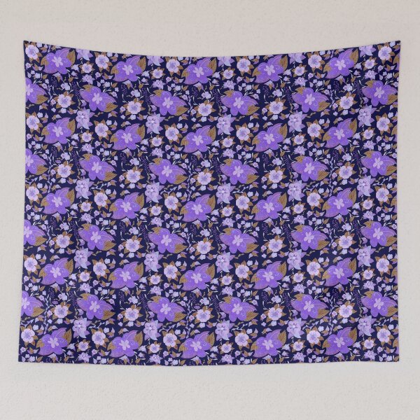 Item preview, Amatista y óxido, flores repetidas designed and sold by jessieartsdaily.