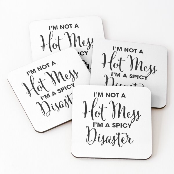 Item preview, I'm  Not A Hot Mess I'm A Spicy Disaster designed and sold by Occasicons.