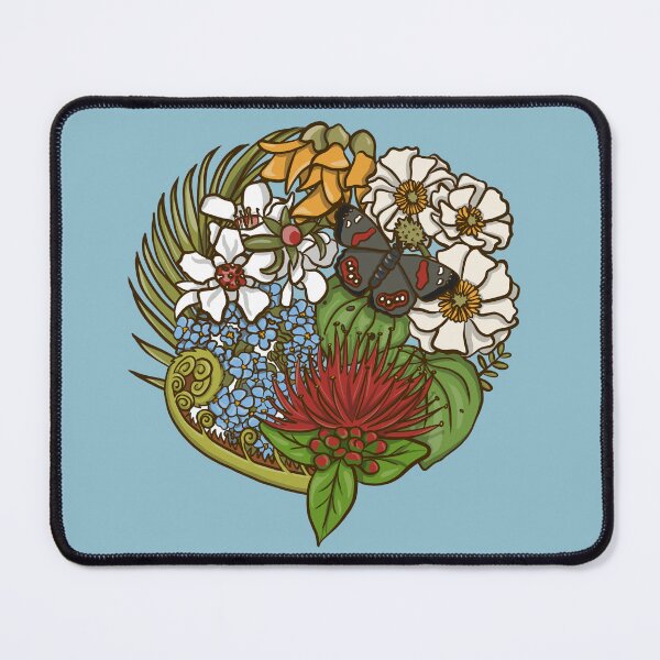 Item preview, NZ Native flora, fauna and butterflies designed and sold by Creativbubble.