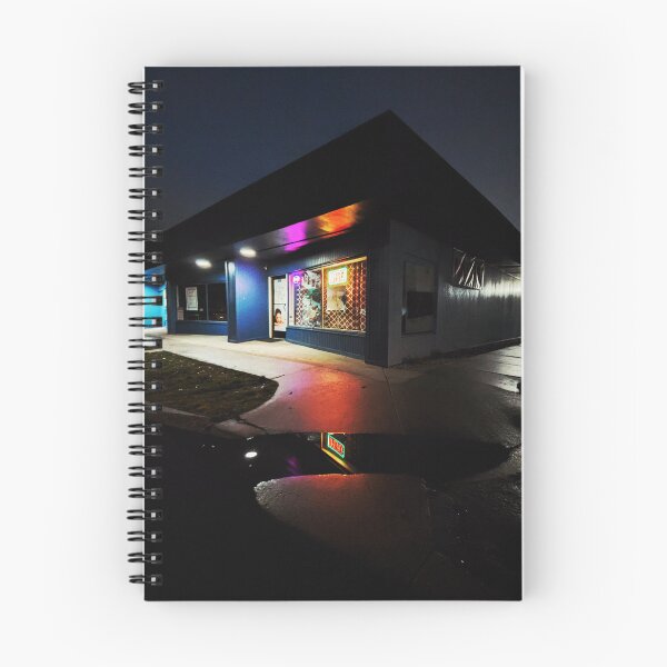 Item preview, massage parlor on a rainy street designed and sold by Johnny5point6.