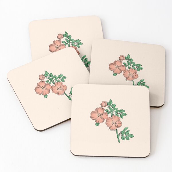 Item preview, Apricot Quartered Rose Bloom Single 1-7 Petals Almost Flat designed and sold by Rachael Taylor.