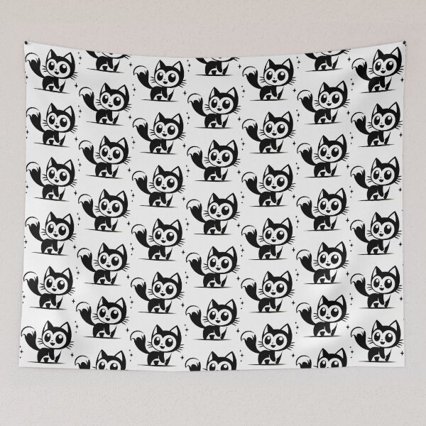 Item preview, Cartoon Cat designed and sold by luckyredskittle.
