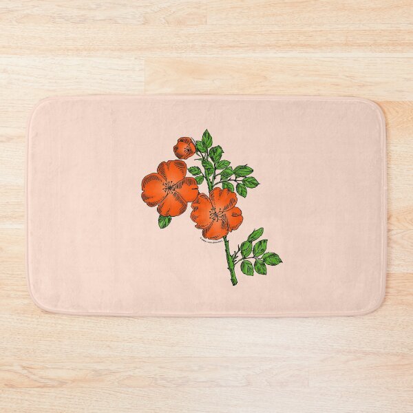 Item preview, Orange Quartered Rose Bloom Single 1-7 Petals Almost Flat designed and sold by Rachael Taylor.