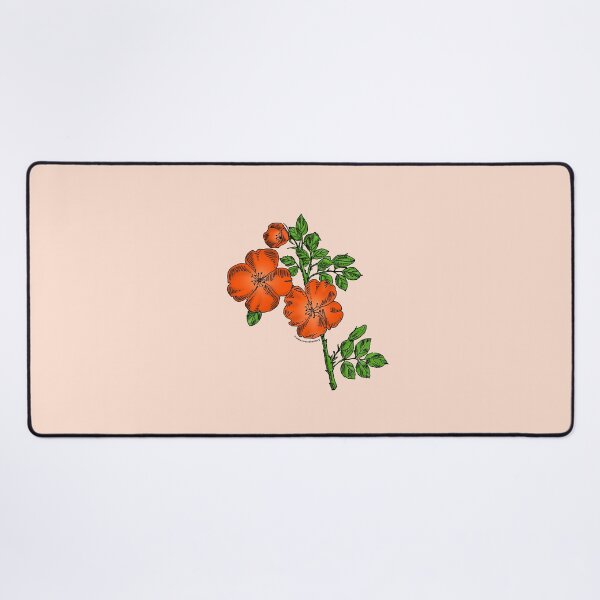Item preview, Orange Quartered Rose Bloom Single 1-7 Petals Almost Flat designed and sold by Rachael Taylor.