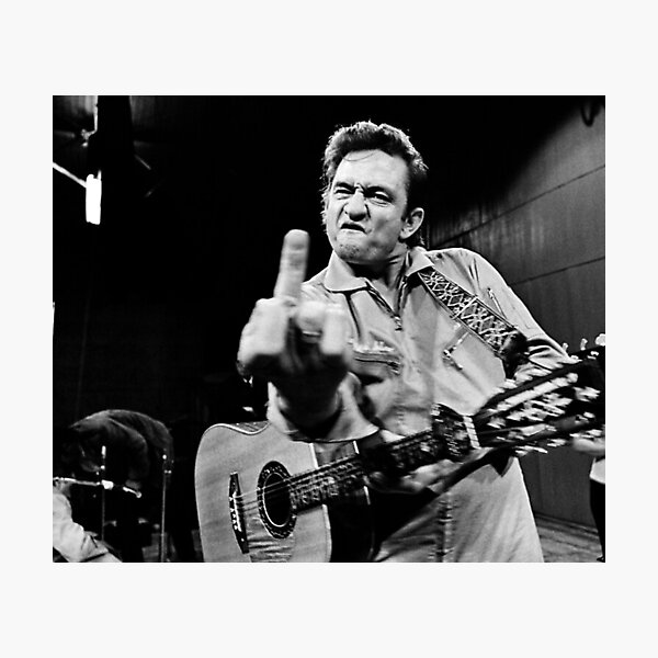 Item preview, Johnny Cash avec peinture de guitare designed and sold by romeoHellen.