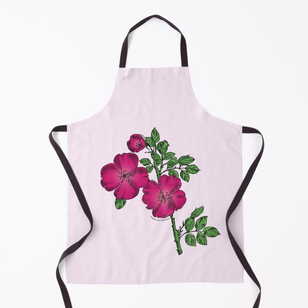 Item preview, Deep Pink Quartered Rose Bloom Single 1-7 Petals Almost Flat designed and sold by Rachael Taylor.