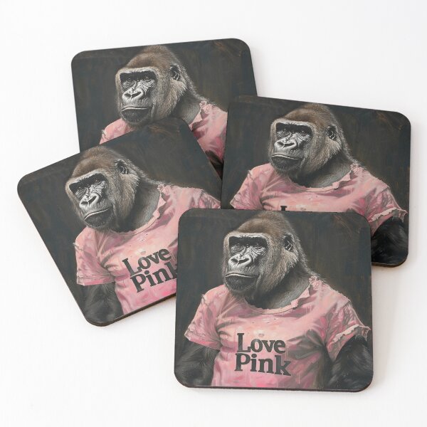 Item preview, Gorilla - Love Pink designed and sold by Brendon987.