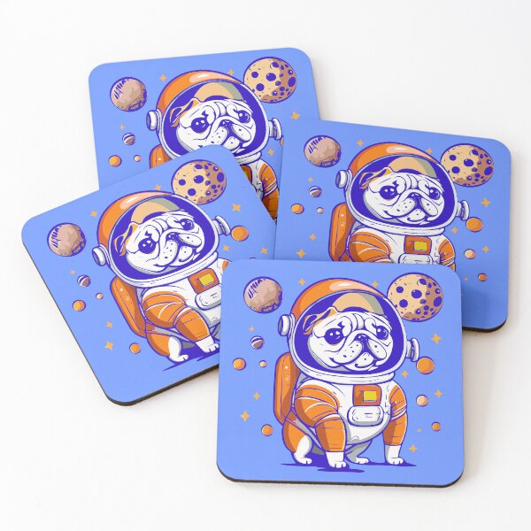 Item preview, Pug Astronaut Space Cute Dog designed and sold by Horizon Cartoon.