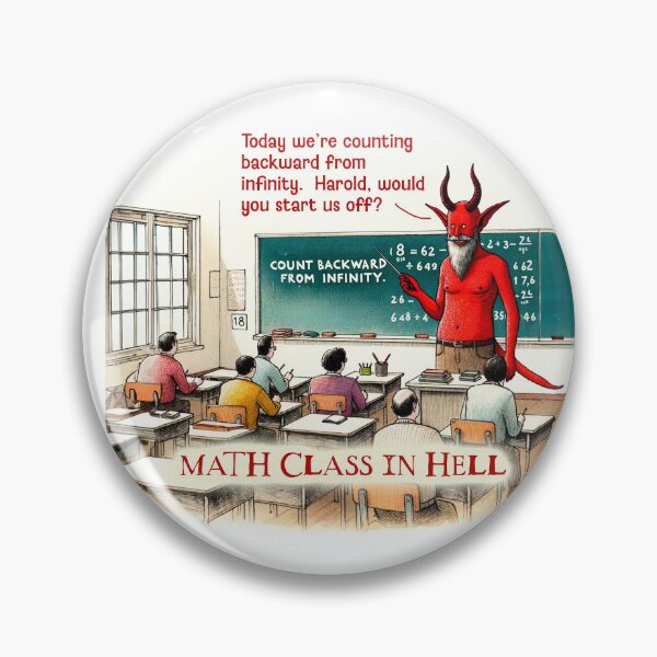 Item preview, Math in Hell.   designed and sold by FamouslyStupid.