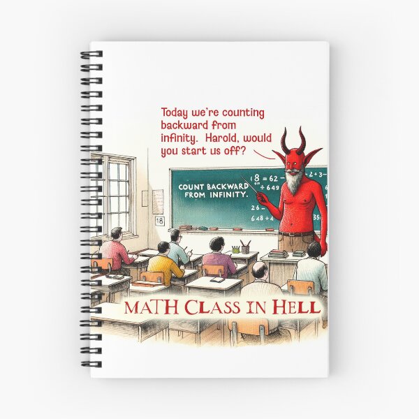 Item preview, Math in Hell.   designed and sold by FamouslyStupid.