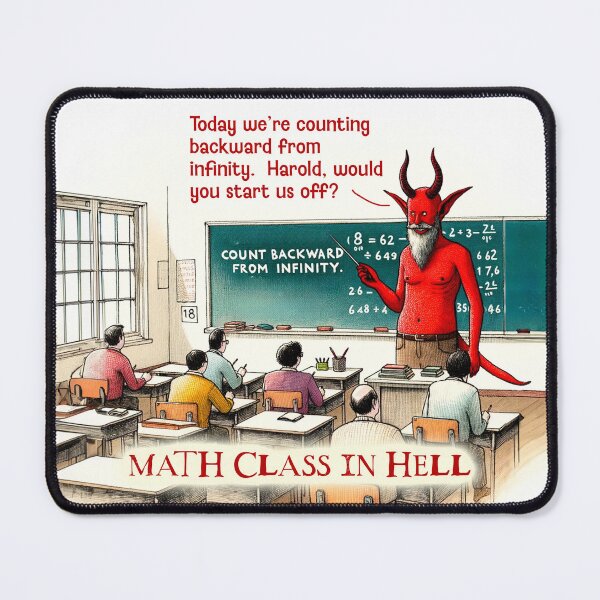 Item preview, Math in Hell.   designed and sold by FamouslyStupid.