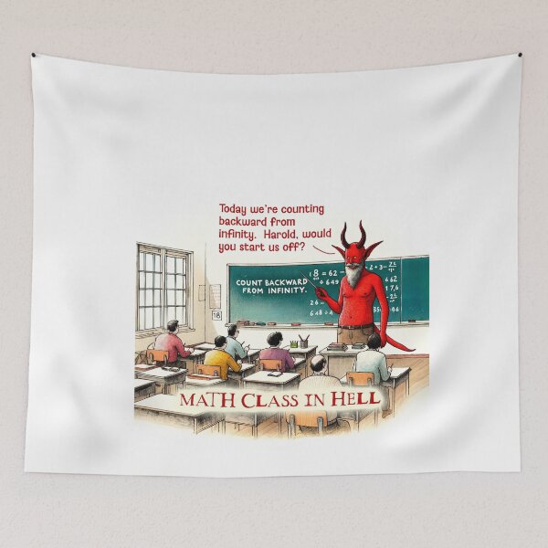 Item preview, Math in Hell.   designed and sold by FamouslyStupid.