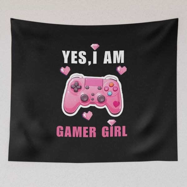Item preview, Yea i am gamer girl pink controller game lover designed and sold by Kawabijutsu21.