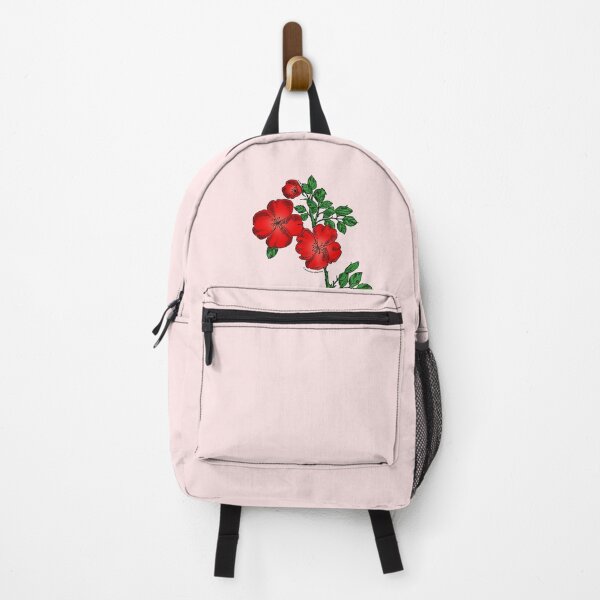Item preview, Bright Red Quartered Rose Bloom Single 1-7 Petals Almost Flat designed and sold by Rachael Taylor.