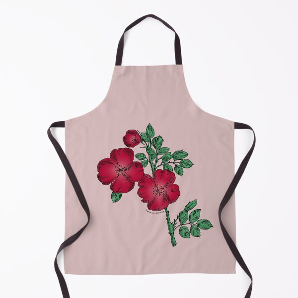 Item preview, Dark Red Quartered Rose Bloom Single 1-7 Petals Almost Flat designed and sold by Rachael Taylor.