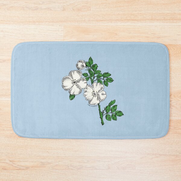 Item preview, White Quartered Rose Bloom Single 1-7 Petals Almost Flat designed and sold by Rachael Taylor.