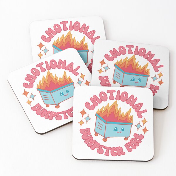 Item preview, Emotional Dumpster Fire designed and sold by Katherine Mandeville.