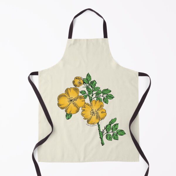 Item preview, Yellow Quartered Rose Bloom Single 1-7 Petals Almost Flat designed and sold by Rachael Taylor.