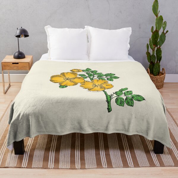 Item preview, Yellow Quartered Rose Bloom Single 1-7 Petals Almost Flat designed and sold by Rachael Taylor.
