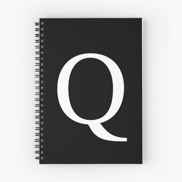 Item preview, Black Basic Monogram Q designed and sold by rewstudio.