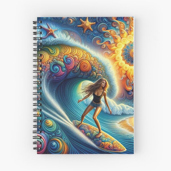 Item preview, Mandala Sun Surfer Girl designed and sold by bunnyboiler.