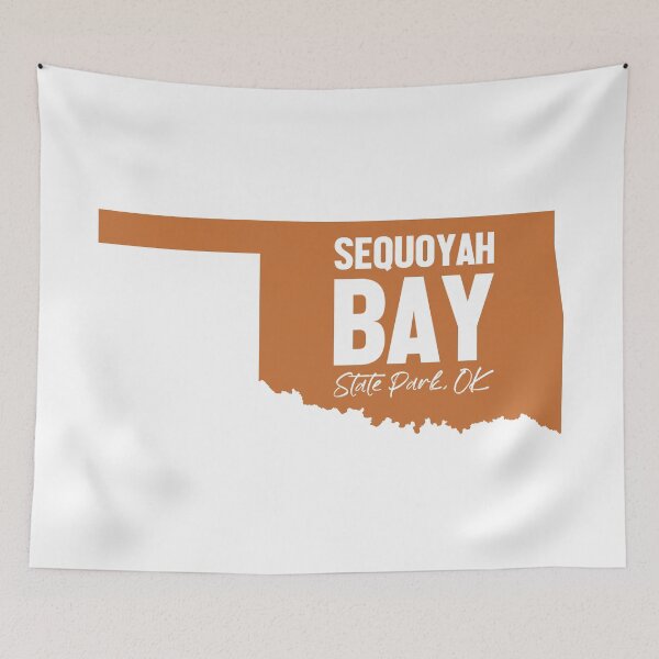Item preview, Sequoyah Bay State Park Oklahoma Map designed and sold by bivenart.