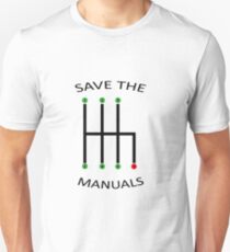 Shift manual transmission gears car gift idea Unisex T-Shirt