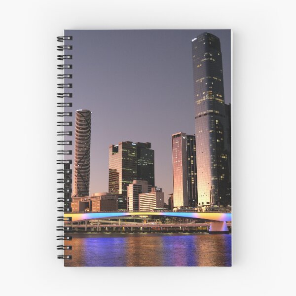 Item preview, Brisbane CBD disfrutando del esplendor del crepúsculo, Queensland, Australia designed and sold by Jagadeesh Sampath.